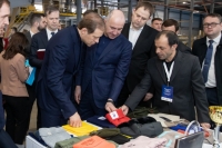 Вице-премьер РФ Денис Мантуров и Глава республики Рашид Темрезов посетили выставку промышленных предприятий Карачаево-Черкесии