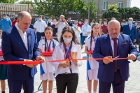 Глава КЧР Рашид Темрезов в День Республики открыл новый ФОК «Победа» в Усть-Джегуте